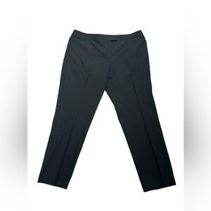 Lafayette 148 Irving virgin wool black pants size 16 office career work wear
